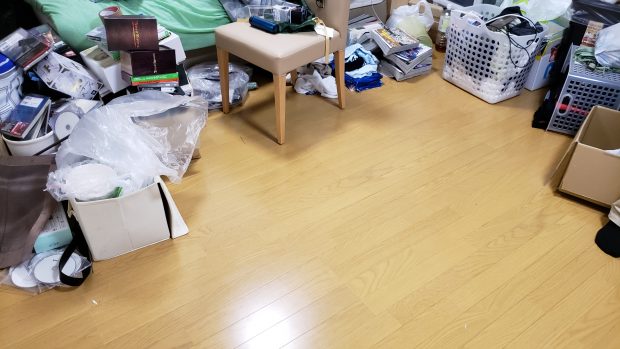 アパート1室分の不用品回収!電話ひとつで手間も時間もかけずに大量の不用品を処分できたとお喜びいただけました。