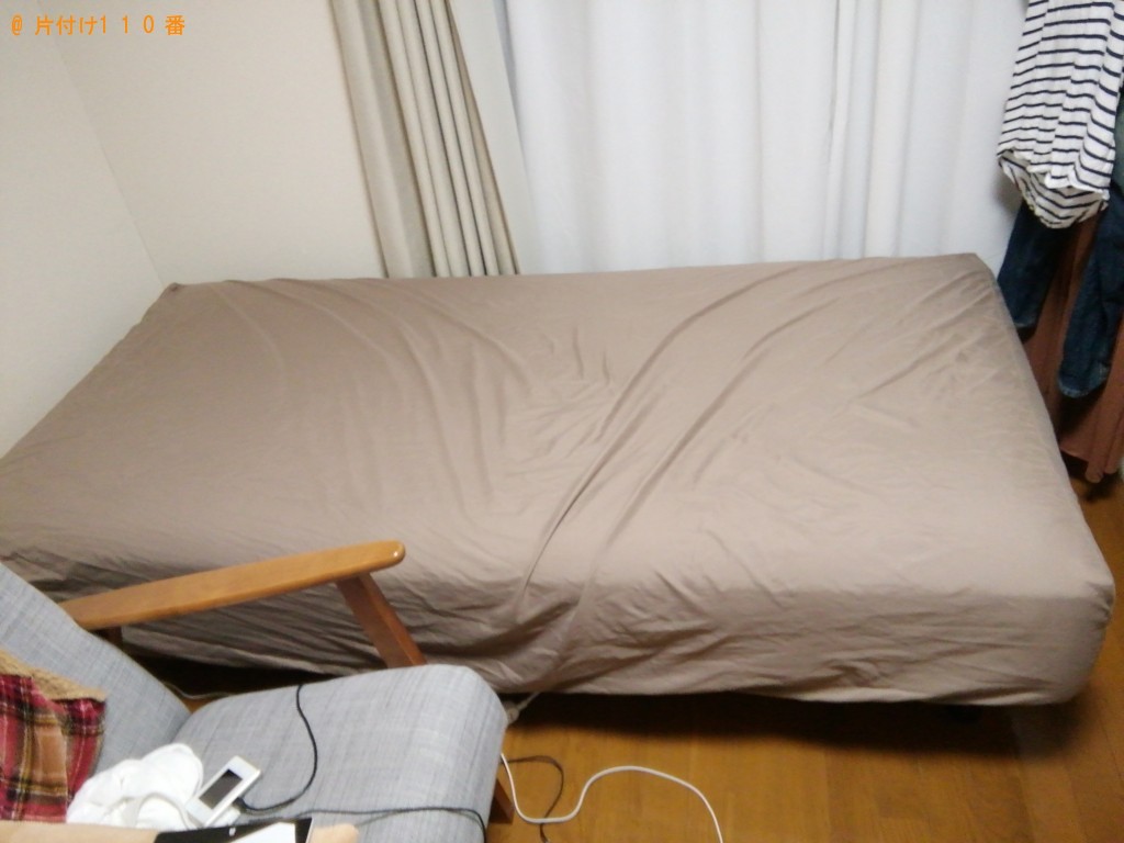 【上野原市】シングルベッドの出張不用品回収・処分ご依頼