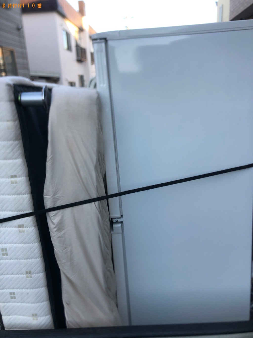 【渋谷区】遺品整理に伴い冷蔵庫、洗濯機、シングルベッド、ベッドマットレスの回収