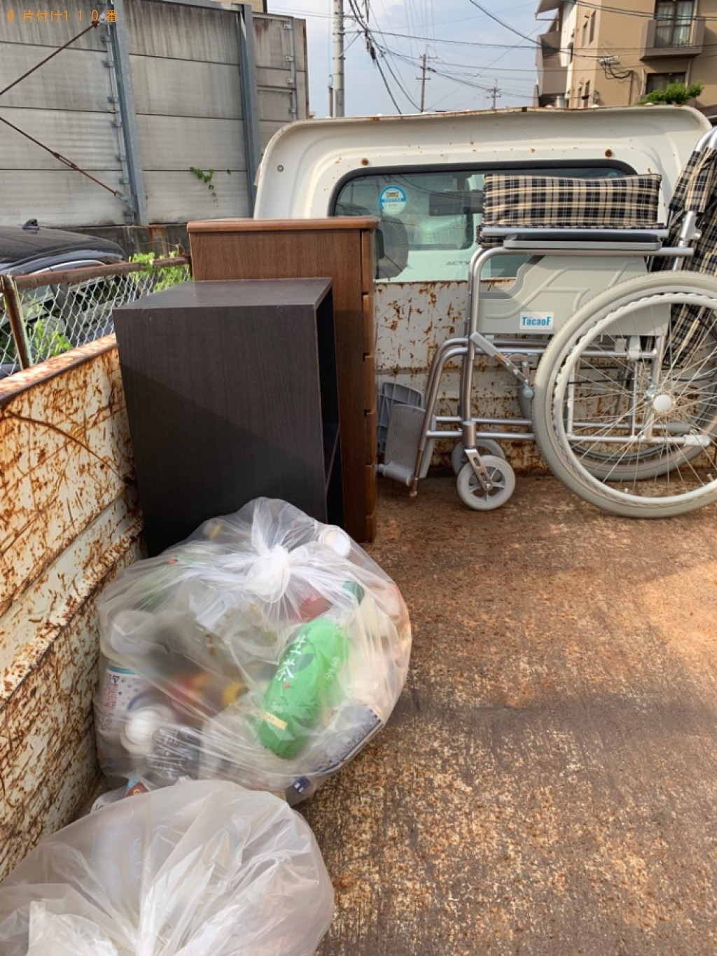 4ＤＫのお部屋の整理整頓とゴミの回収・処分ご依頼　お客様の声