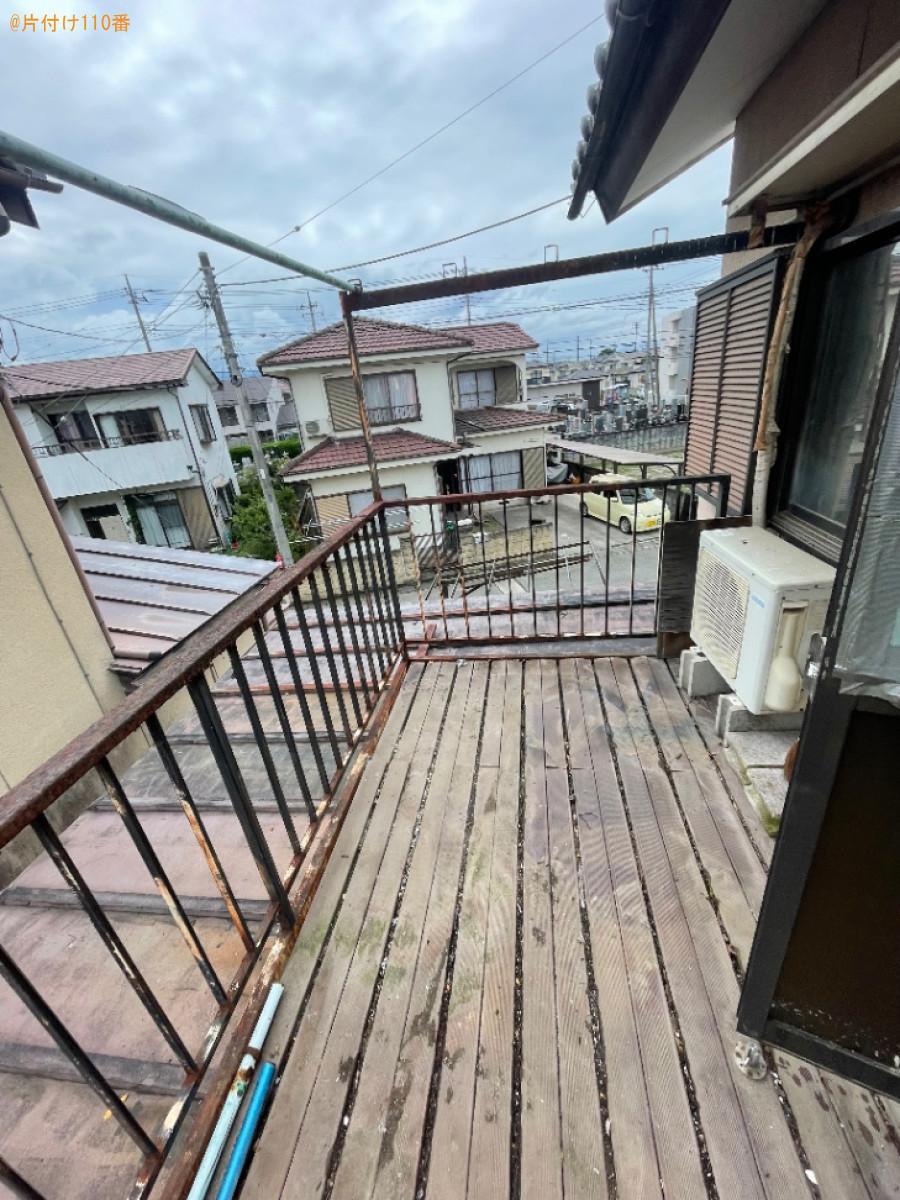 【甲斐市】トタン、収納ケース、物干し竿等の回収・処分ご依頼