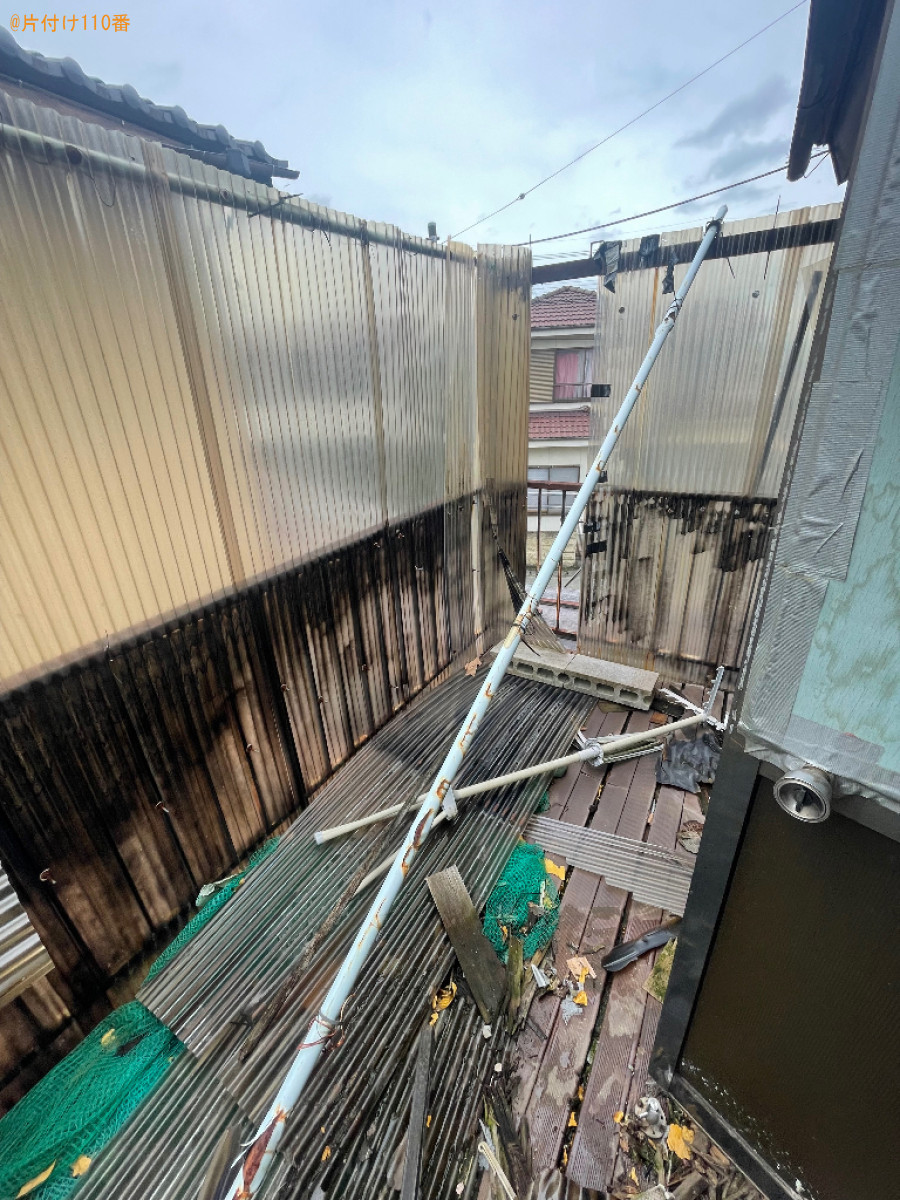 【甲斐市】トタン、収納ケース、物干し竿等の回収・処分ご依頼