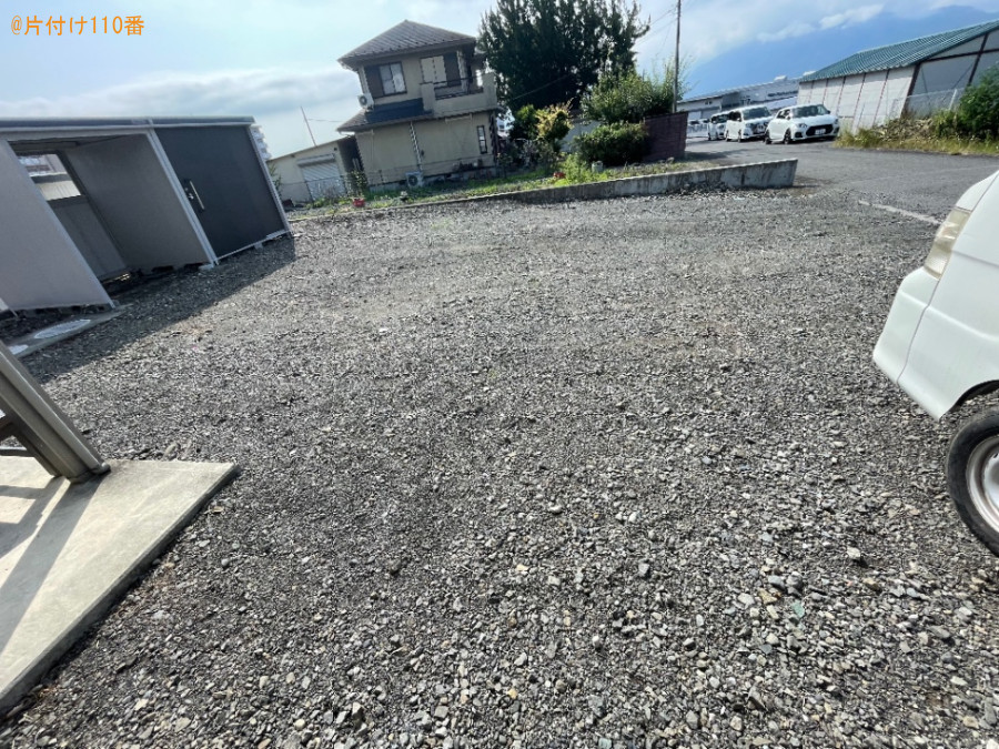 【南アルプス市】庭石の回収・処分ご依頼　お客様の声