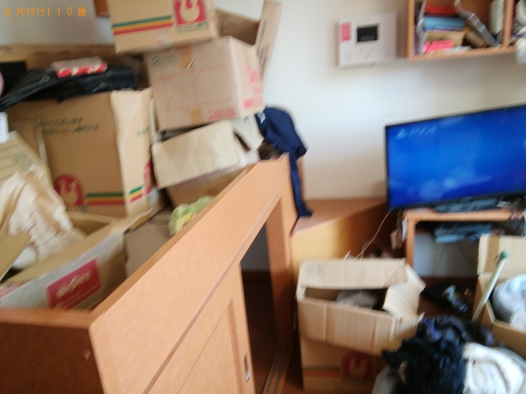 【山梨市】ごみ屋敷状態になってしまった部屋の片付け作業ご依頼