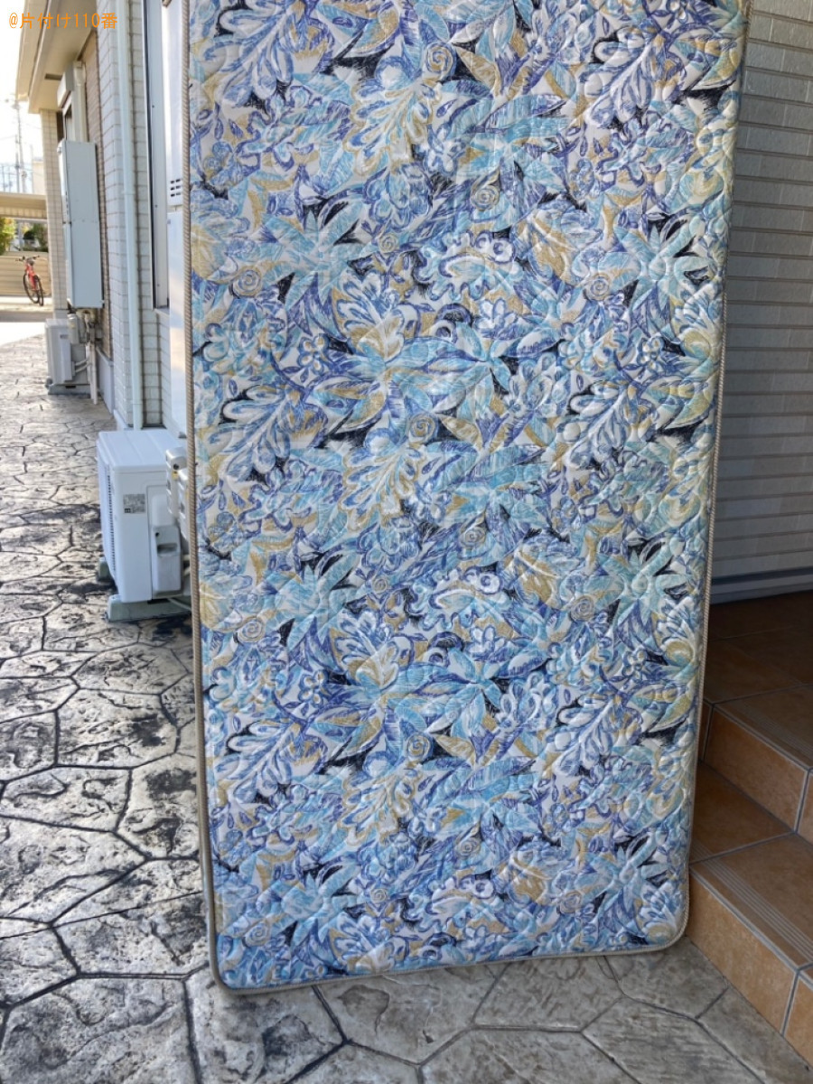 【甲斐市】シングルベッドマットレスの回収・処分ご依頼　お客様の声