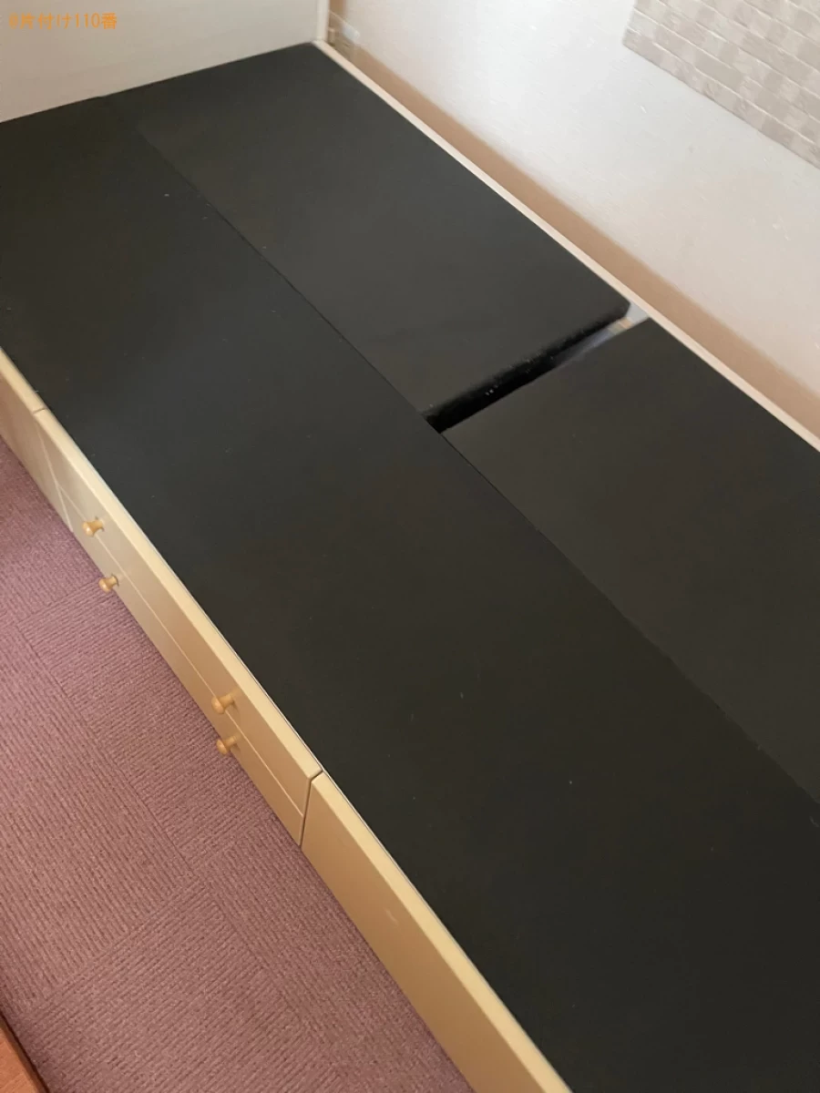 シングルベッド、タンス、チャイルドシート、布団の回収・処分ご依頼